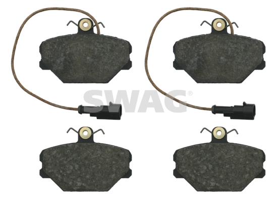 set placute frana,frana disc 70 91 6086 SWAG